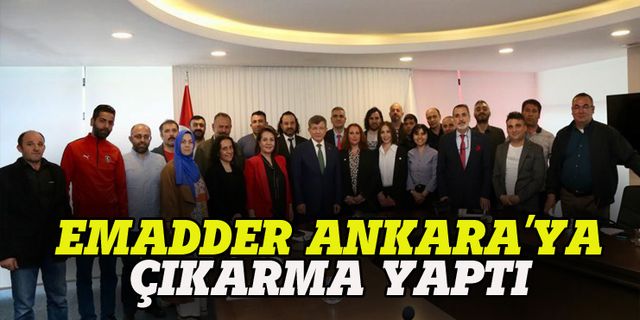 EMADDER Ankara'ya çıkarma yaptı