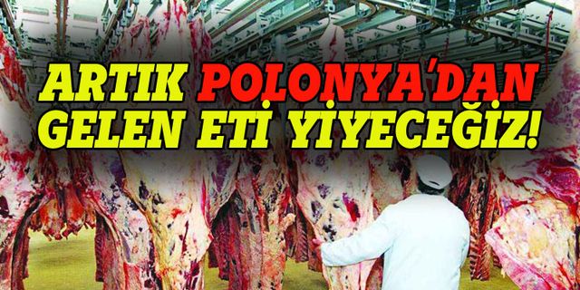 Fiyatları düşüremeyen Türkiye, Polonya'dan et ithal edecek
