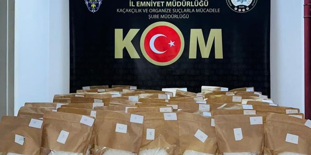 Tam 72 kilo zehir ele geçirildi