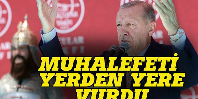 Erdoğan'dan seçim çıkışı: Tekrar geri alacağız
