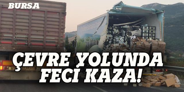 Bursa çevre yolunda feci kaza: 2 ölü