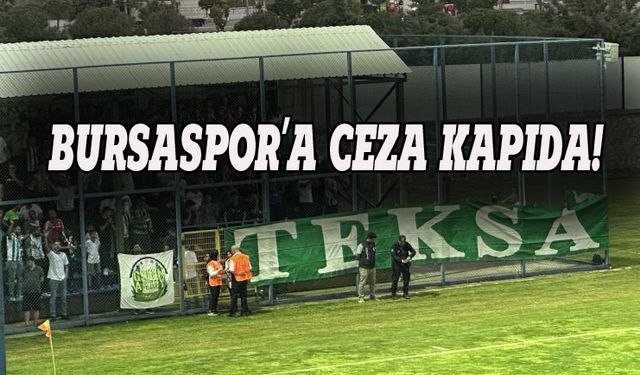 Bursaspor'a ceza kapıda!