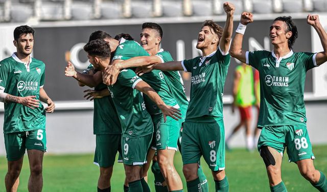 Bursaspor seriye taktı, Serik Belediyespor'u 2-1 yendi
