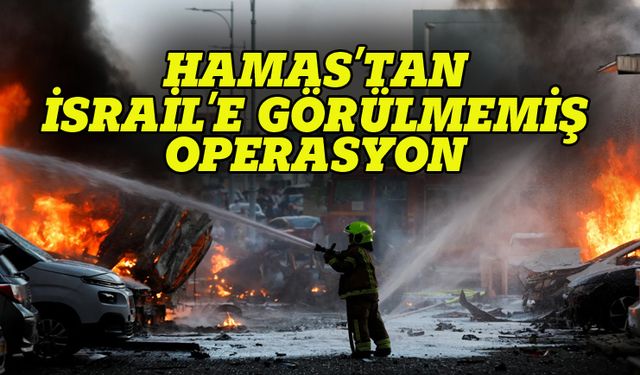 Hamas'tan İsrail'e görülmemiş operasyon