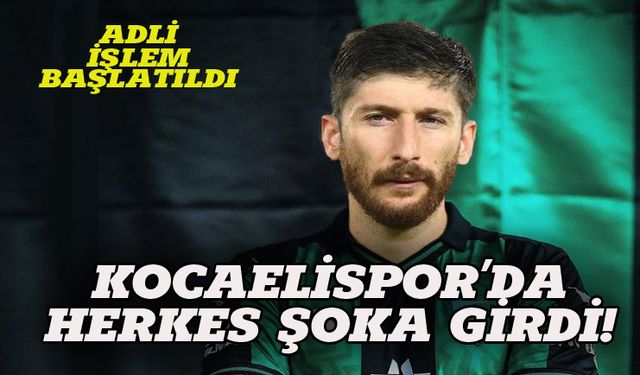 Kocaelispor'da şok, hiç yakışmadı!