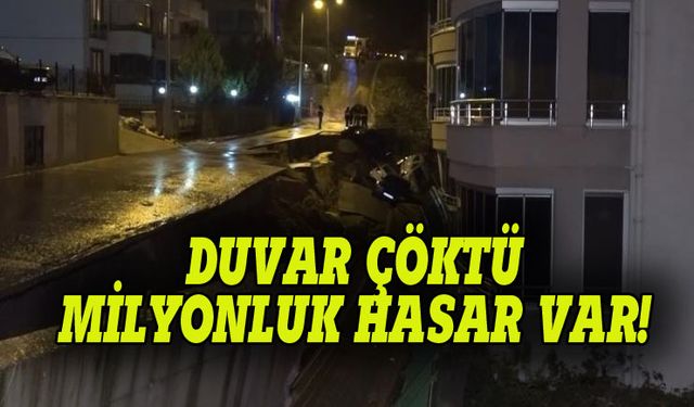 Bursa'da çökmüştü, milyonluk hasar oluştu!
