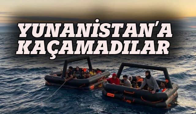 Yunanistan'a kaçamadan yakalandılar