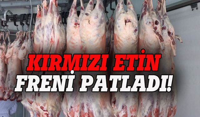 Kırmızı et fiyatları fırladı!