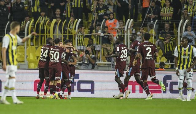 Trabzonspor Fenerbahçe'yi esti 2-3