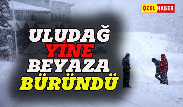 Uludağ yeni beyaza büründü