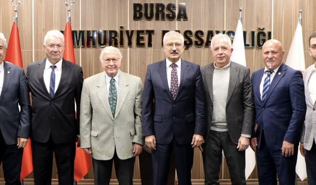Bursaspor Başkanı Bür ve yönetimden Başsavcıya ziyaret