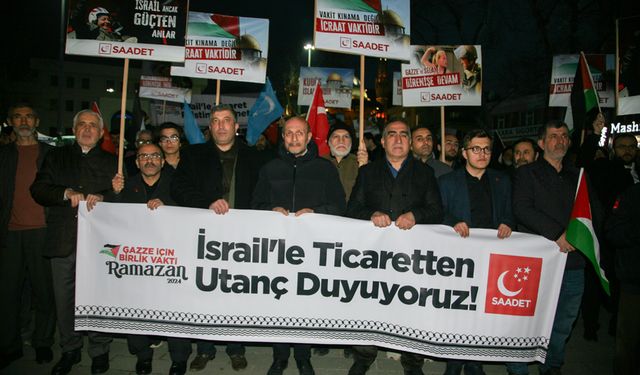 Saadet Partisi Bursa Büyükşehir adayından İsrail çıkışı