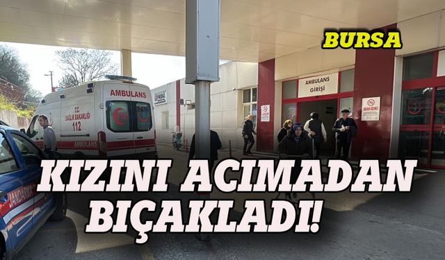 Bursa'da anne kızını acımadan bıçakladı!