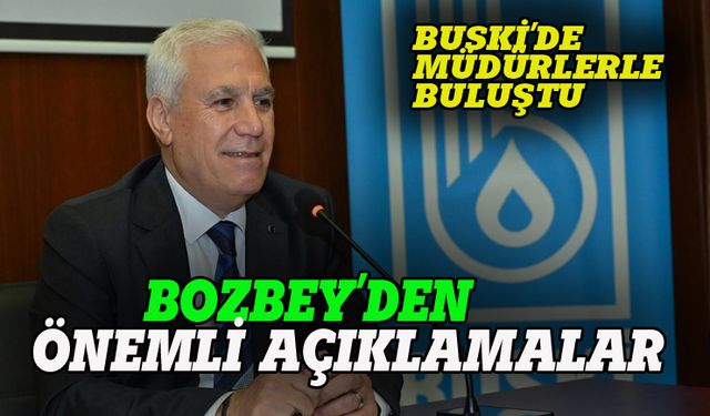 Mustafa Bozbey: Bursa'da su çeşmeden içilir