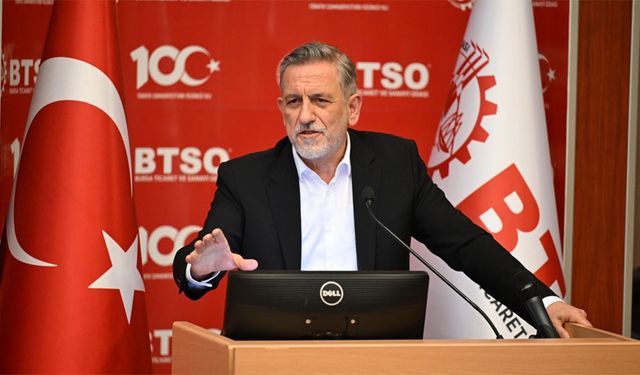 BTSO Başkanı İbrahim Burkay’dan vergi yükü çıkışı