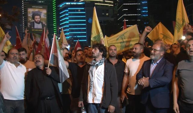 İsrail'e İstanbul'da Nasrallah laneti