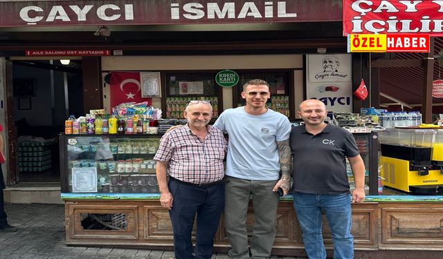 Serdar Aziz Bursa'da Çaycı İsmail'i ziyaret etti