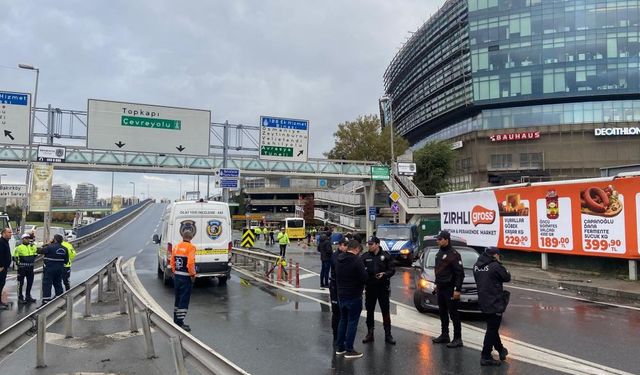 Polis memuru otobüsün altında kaldı