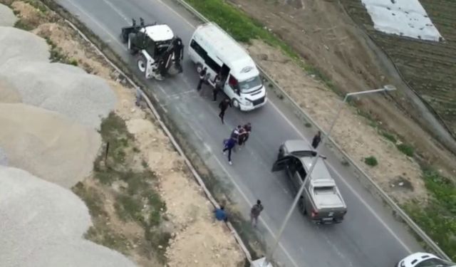 Cezaevi firarisi dronla enselendi