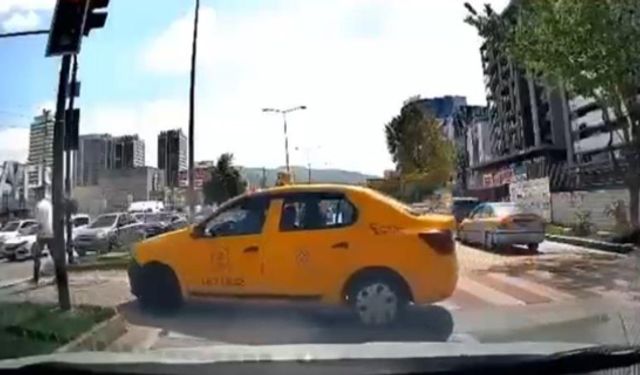 Taksi şoförü pes dedirtti!