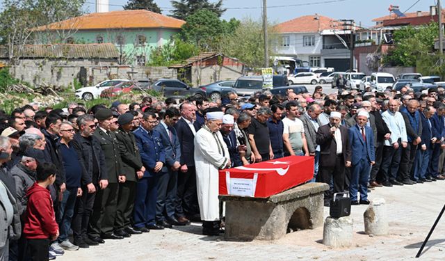 Bursalı astsubay son yolculuğuna uğurlandı
