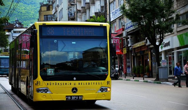 Dikkat, Bursa'da  ulaşım yarın ücretsiz