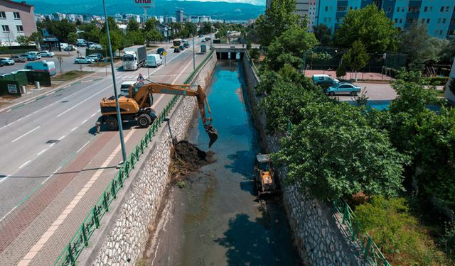 Bursa'daki derelerde çevre temizliği