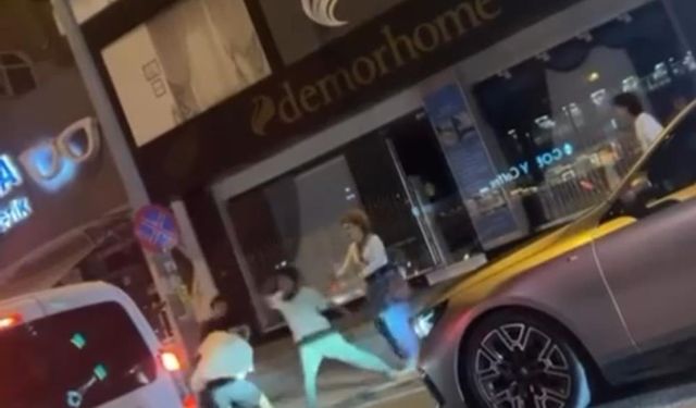 Gençlerin utandıran kavgası