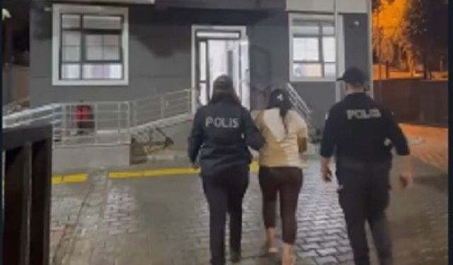 Suç makinası kadın hırsız  yakalandı