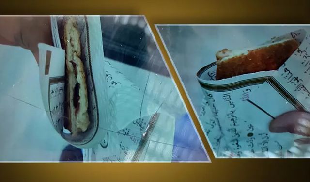 Skandal: Kur'an-ı Kerim sayfalarını tost kağıdı yaptı