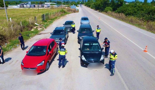 Bursa'da sürücülere ceza yağdı