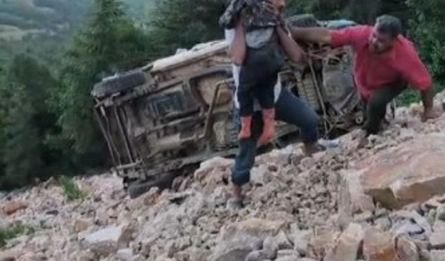 Uçuruma yuvarlandı, ölü ve yaralılar var!