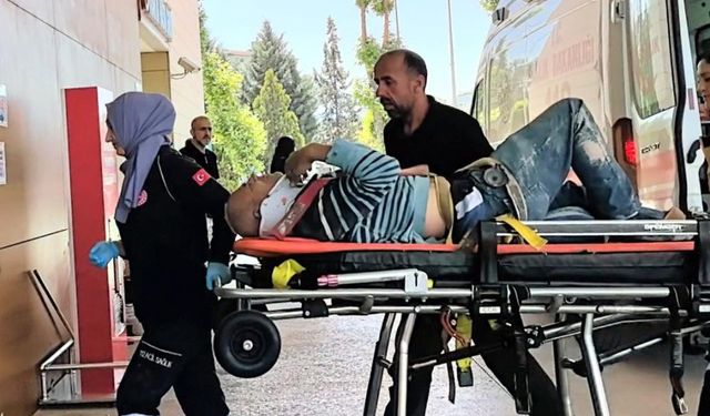 Bursa'da çalıştığı inşaattan düşen işçi...
