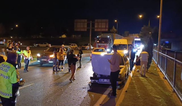 Bursa'da sürücünün hatası kaza getirdi