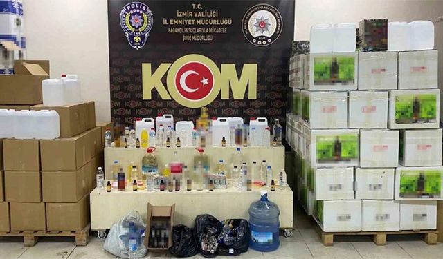 Bitmek bilmiyor,  6 milyonluk sahte içki yakalandı