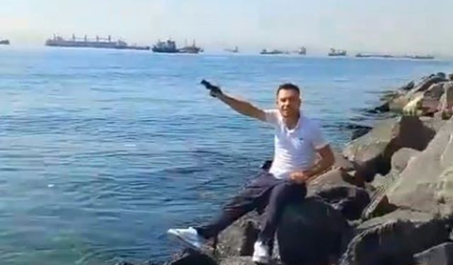 Havaya ateş eden maganda tutuklandı