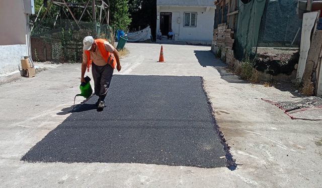 Osmangazi'de bozuk yollar yenileniyor