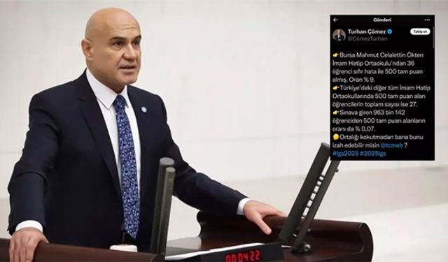 İYİ Parti'li Turhan Çömez'in iddialarına Bursa'dan yalanlama geldi
