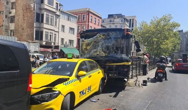 İstanbul'da korkunç kaza