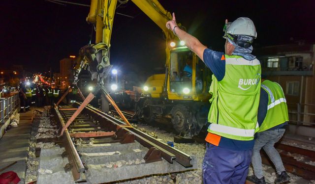 Bursa'da viyadük  17 sene sonra yenilendi