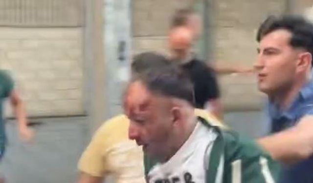 Kadını bıçaklayan adamı mahalleli linç etti!