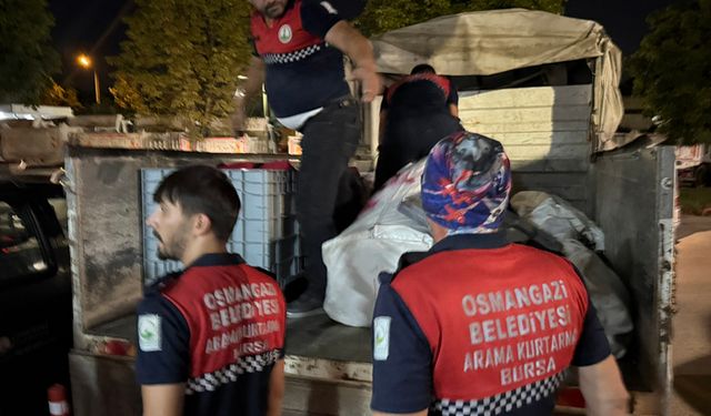 Osmangazi ekipleri Sındırgı'da