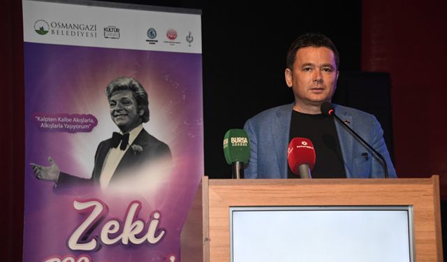 Osmangazi Belediyesi Zeki Müren'i unutmadı