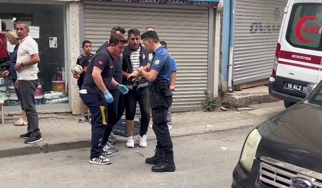 Bursa'da polislere köpekle birlikte saldırdı!