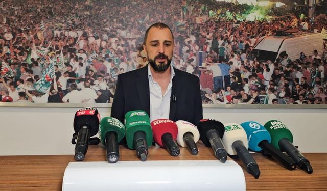 Bursaspor'un hocası Çağlayan'dan ilginç açıklama