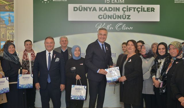 Bursa'da kadın çiftçilere destek