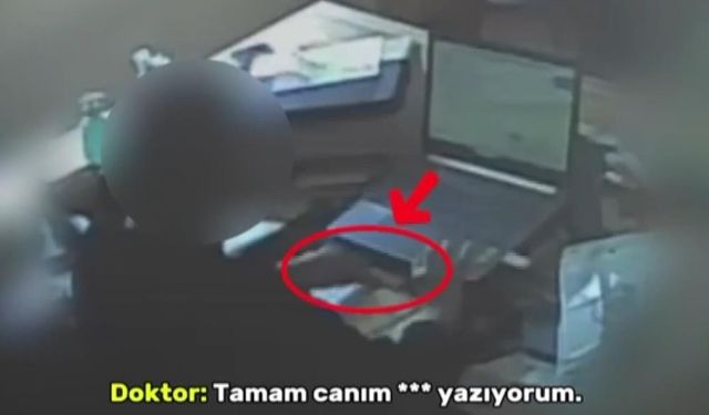 Bitmek bilmiyor, rüşvetçi doktora suç üstü