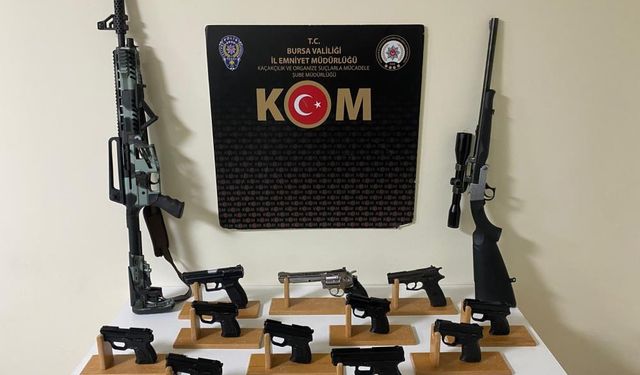 Gemlik'te silah operasyonu!