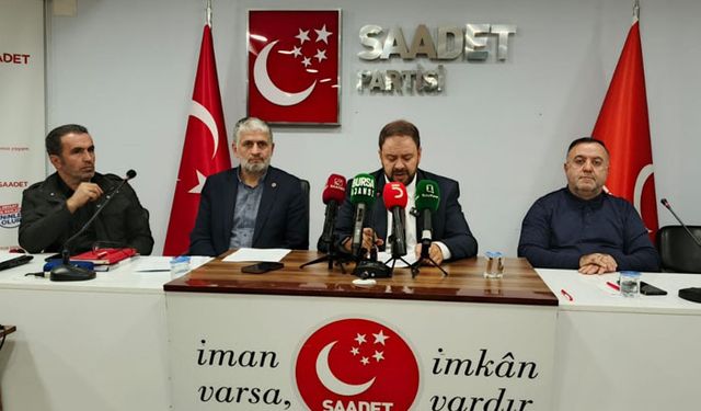 Saadet Partisi'nden Bursa'da su krizi ve betonlaşma uyarısı