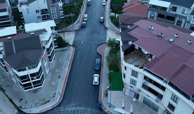 Bursa'nın o ilçesinin yolları yenilendi